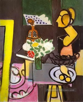 Henri Matisse œuvres - Nature morte avec une tête abstraite fauvisme Henri Matisse